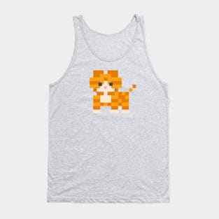 Cat×pixel art Tank Top